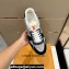 Louis Vuitton Monogram jacquard and suede calf leather Run Away Men's Sneakers Black 2024
