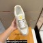 Louis Vuitton Monogram jacquard and suede calf leather Run Away Men's Sneakers Taupe 2024