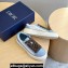 Dior B33 Women/Men Sneakers in Gray and White Dior Oblique Jacquard and Blue Suede 2024