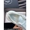 Prada Systeme brushed leather Men's sneakers with bike fabric and suede elements White 2024