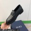 Dior Explorer Men's Loafers in Black Smooth Calfskin and Beige and Black Dior Oblique Jacquard 2024