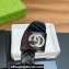 Gucci Heel 7.5cm Women's Slides with Crystal Double G in Leather Black 2024