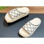 Gucci Women/Men platform Rubber slide sandals GG White/Black 2024
