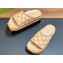 Gucci Women/Men platform Rubber slide sandals GG Beige 2024