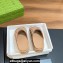Gucci Women/Men platform Rubber slide sandals GG Beige 2024