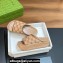 Gucci Women/Men platform Rubber slide sandals GG Beige 2024