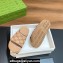 Gucci Women/Men platform Rubber slide sandals GG Beige 2024