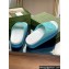 Gucci Women/Men platform Rubber slide sandals with Interlocking G Blue 2024