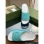 Gucci Women/Men platform Rubber slide sandals with Interlocking G Blue 2024