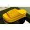 Gucci Women/Men platform Rubber slide sandals with Interlocking G Yellow 2024