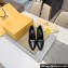 Fendi Heel 10cm Calfskin leather Pointy Toe pumps Black 2024