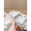 Miu Miu Matelassé nappa leather slides 5XX640 White 2024