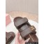 Miu Miu nappa leather slides 5XX640 Coffee 2024