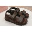 Miu Miu Sporty nappa leather sandals 5X135E Coffee 2024