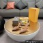 Fendi First interlaced leather high-heeled 9cm slingbacks Beige 2024