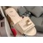 Fendi Baguette leather Slides White with lace-up details 2024