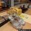 Fendi high-heeled 9cm Nappa Leather Baguette Sandals Silver 2024