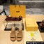 Fendi high-heeled 9cm Nappa Leather Baguette Slide Sandals Brown 2024