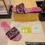 Fendi Signature Slides in canvas Pink with all-over floral print 2024