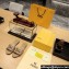 Fendi Baguette leather slides Beige 2024