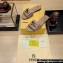 Fendi Baguette leather slides Beige 2024