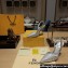 Fendi First Silver-colored leather high-heeled 9.5cm slingbacks with all-over rhinestone embroidery 2024