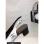 Chanel Heel 4.5cm CC Logo Calfskin Slingbacks G45566 White 2024