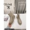 Prada PVC Rubber Rain Ankle Boots Beige with Zip 2024