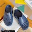 Louis Vuitton EVA rubber Men's LV Shark Clog Top Quality Blue 2024