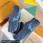 Louis Vuitton EVA rubber Men's LV Shark Clog Top Quality Blue 2024
