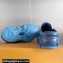 Louis Vuitton EVA rubber Men's LV Shark Clog Top Quality Blue 2024