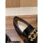Gucci Interlocking G and Crystal lug sole loafers Black 2024