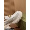 Gucci Interlocking G and Crystal lug sole loafers White 2024