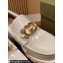 Gucci Interlocking G and Crystal lug sole loafers White 2024