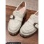 Gucci GG matelassé Buckle lug sole loafers White 2024