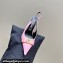 Versace Heel 10.5cm Gianni Ribbon High Slingback Pumps Patent Pink 2024