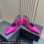 Versace Heel 10.5cm Medusa Buckle High Slingback Pumps Patent Fuchsia 2024