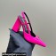 Versace Heel 10.5cm Medusa Buckle High Slingback Pumps Patent Fuchsia 2024