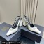 Versace Heel 10.5cm Medusa Buckle High Slingback Pumps Patent White 2024