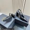 Versace Heel 10.5cm Medusa Buckle High Slingback Pumps Patent Black 2024