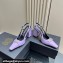 Versace Heel 10.5cm Medusa Buckle High Slingback Pumps Patent Purple 2024
