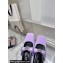 Versace Heel 2.5cm Gianni Ribbon Open Satin Ballerinas Purple 2024