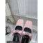 Versace Heel 2.5cm Gianni Ribbon Open Satin Ballerinas Light Pink 2024