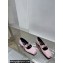 Versace Heel 2.5cm Gianni Ribbon Open Satin Ballerinas Light Pink 2024