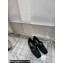 Versace Heel 2.5cm Gianni Ribbon Open Satin Ballerinas Black 2024