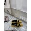 Versace Heel 2.5cm Gianni Ribbon Open Metallic Ballerinas Gold 2024
