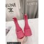 Prada PVC Rubber Rain Ankle Boots Pink with Zip 2024