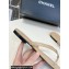 Chanel Crystal CC Logo Thong Sandals Calfskin Beige 2024