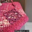 Cheap Sale Loewe Raffia Straw and Leather Anagram basket bag Fuchsia/White 2024