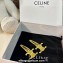 Celine Triomphe Set Of 2 Snap Hair Clips In Brass With Gold Finish And Steel Gold
